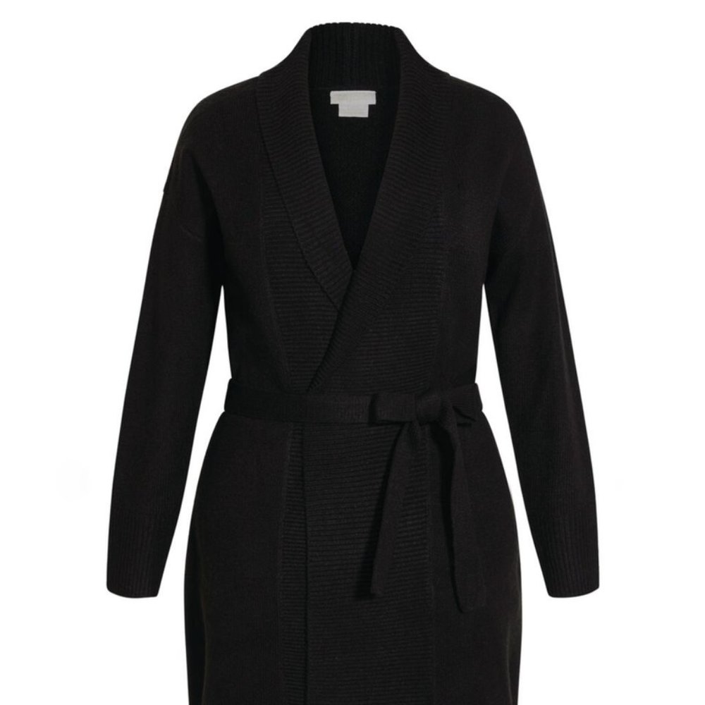 Heavy Tunic Length Cardigan